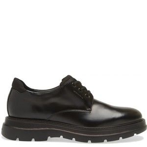 Stuart Weitzman Polished Lace-Up Calf Leather Shoe - NWT